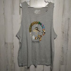 LRG Lifted Research Group Men's 3XL Gray Tank Top